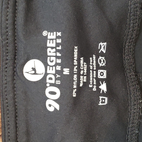 90°DEGREE BY REFREX Med Black leggings - Picture 5 of 6